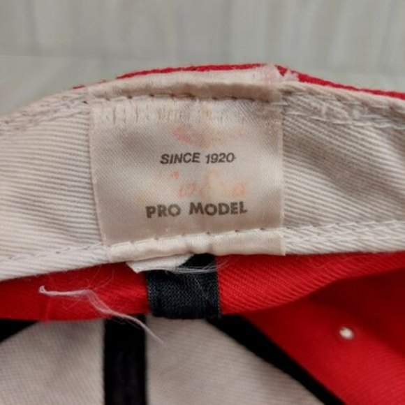 Vintage New Era San‎ Francisco 49ers NFL Fitted Cap Hat 7 3/8 Red Pro Model Rare - Picture 8 of 9